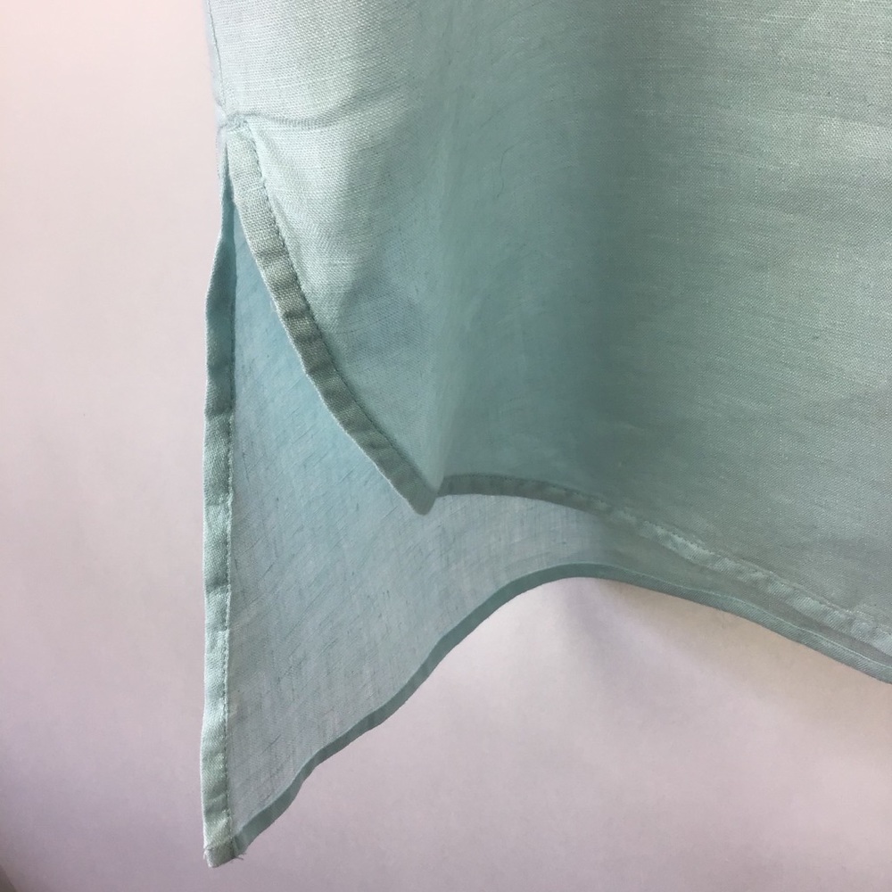 J. Jill Light Blue Sleeveless Tunic - Picture 5 of 6